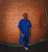 Load image into Gallery viewer, Blue Unlocked Set Oversized and Flared Jogger