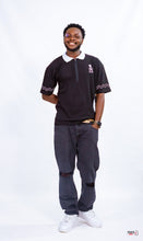 Load image into Gallery viewer, Quarterzip Heritage Polo Black Edition